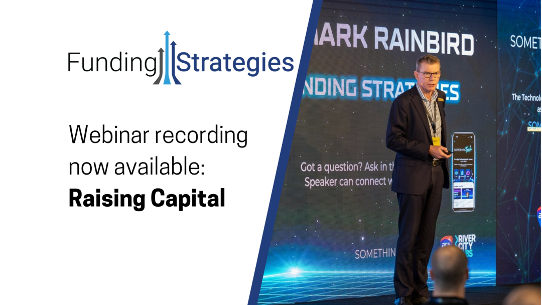 Funding Strategies Capital Raising webinar image