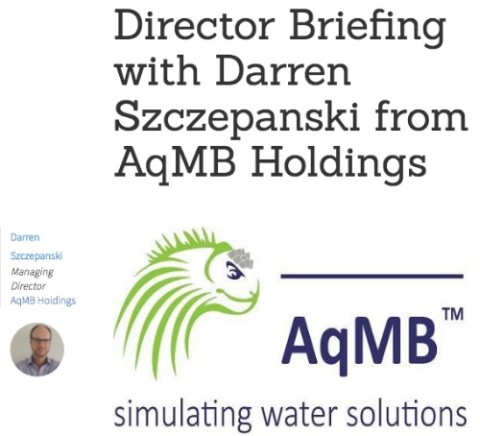 AqMB Holdings - Director Briefing with Darren Szczepanski
