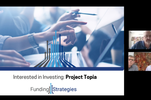 Interested in Investing - Project Topia webinar recording & pitch deck